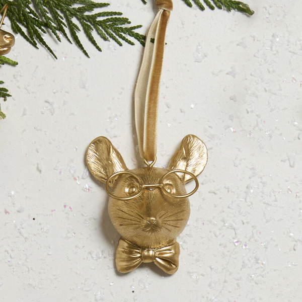 Whimsical Louie Mouse Ornament