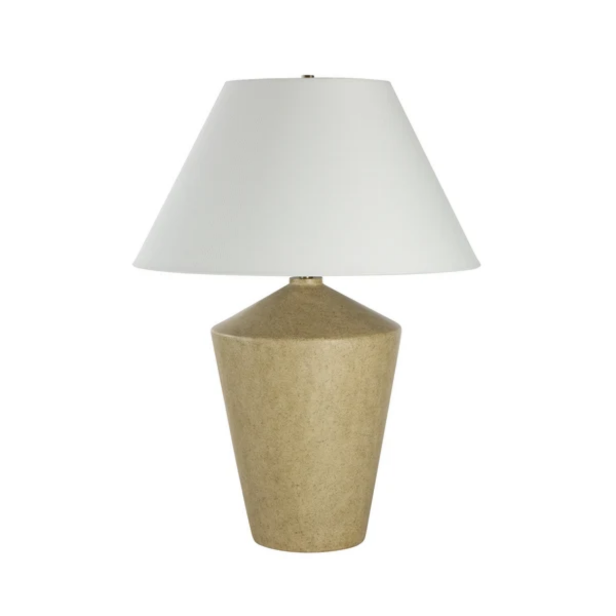 Muse Resin Table Lamp - Beige