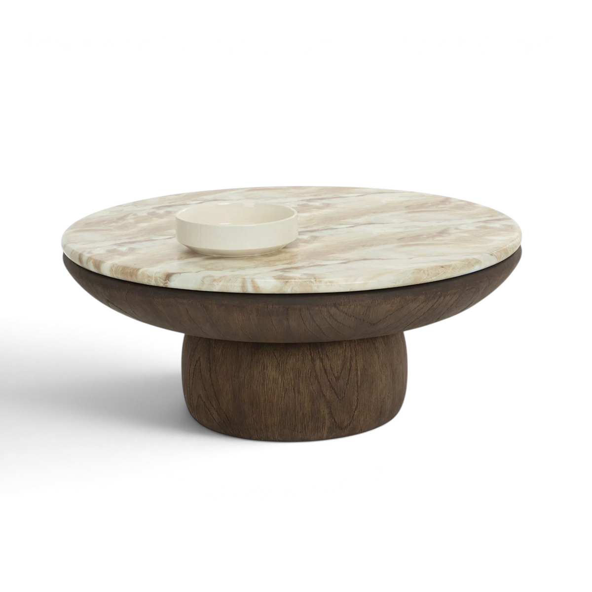 Truffle Concrete Coffee Table - Macchiato