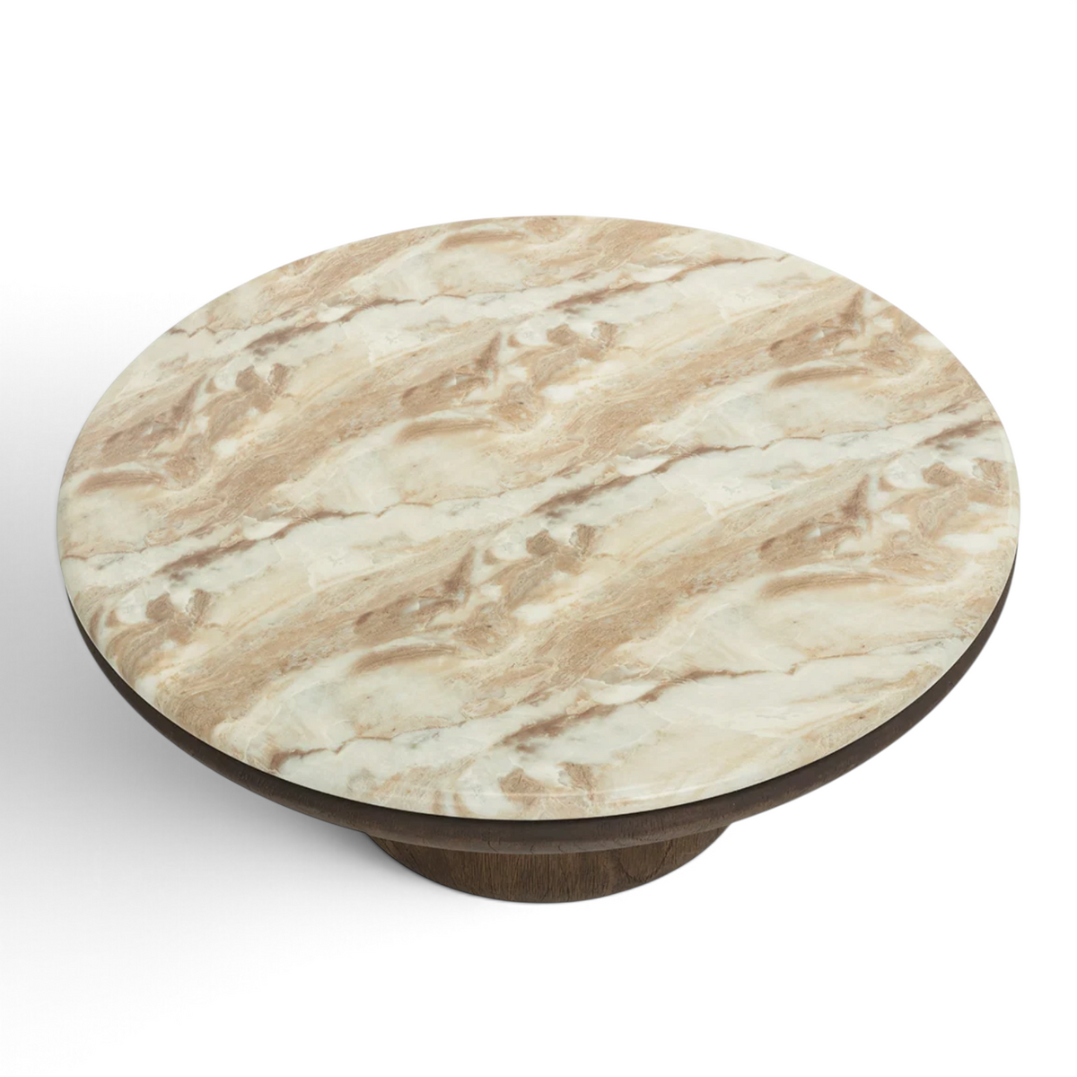 Truffle Concrete Coffee Table - Macchiato