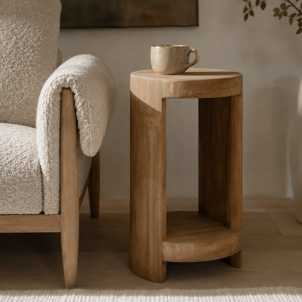 Manitou Natural Reclaimed Teak Side Table