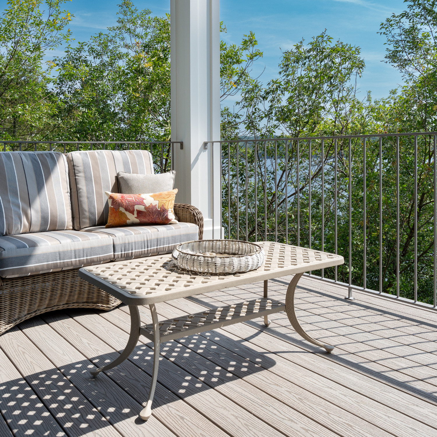 Basketweave Cocktail Table