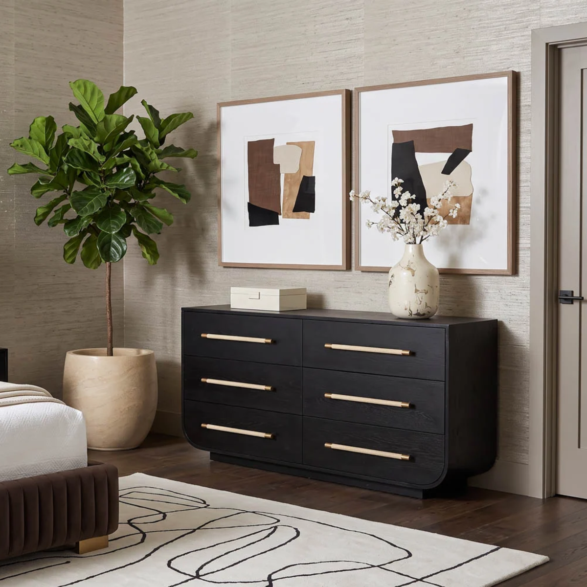 Mode Wood Dresser - Black