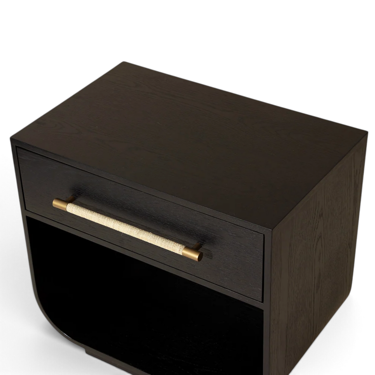 Mode Wood Nightstand - Black