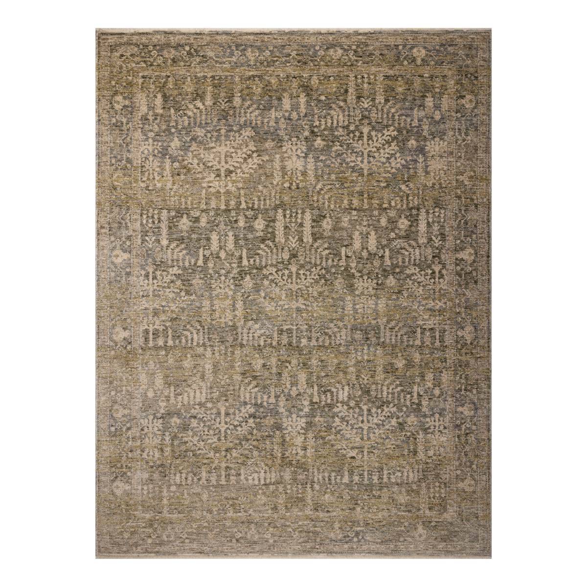 Magnolia Home by Joanna Gaines x Loloi Junie Moss/ Natural Rug