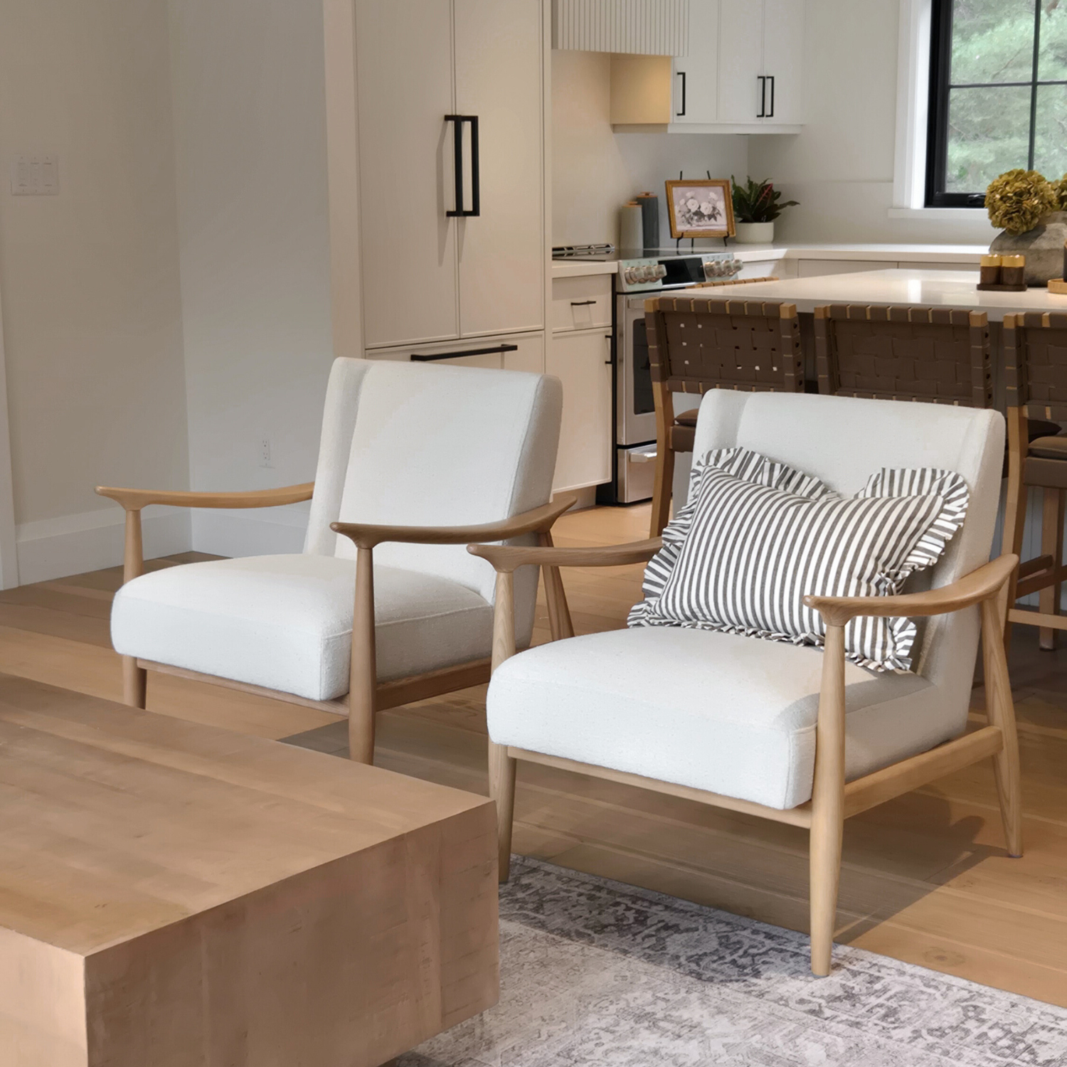 Nevis Lounge Chair - Mellow Ivory