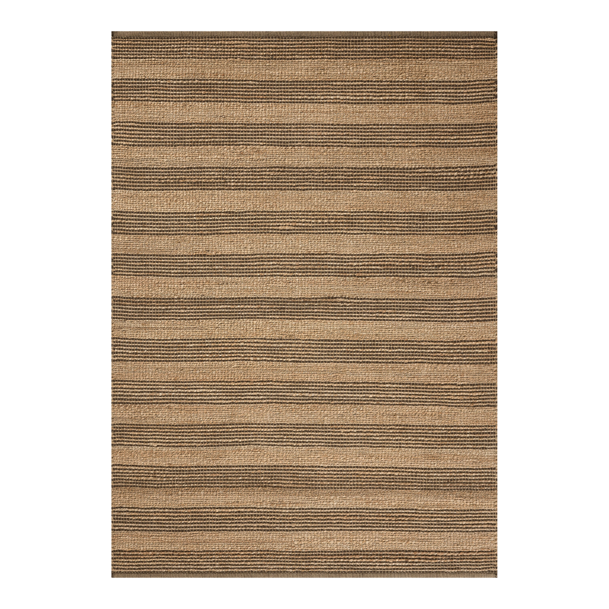 Chris Loves Julia x Loloi Judy Natural/ Chocolate Jute Rug