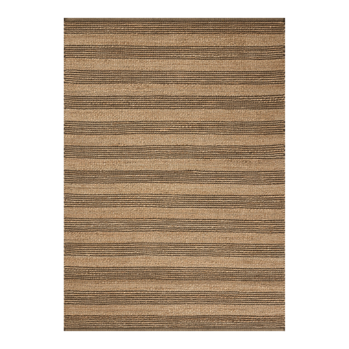 Chris Loves Julia x Loloi Judy Natural/ Chocolate Jute Rug
