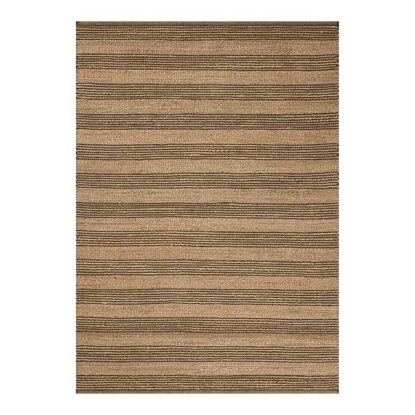 Chris Loves Julia x Loloi Judy Natural/ Chocolate Jute Rug