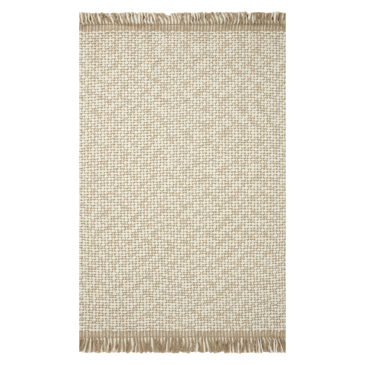 Amber Lewis x Loloi Yellowstone Natural/ Ivory Wool Rug