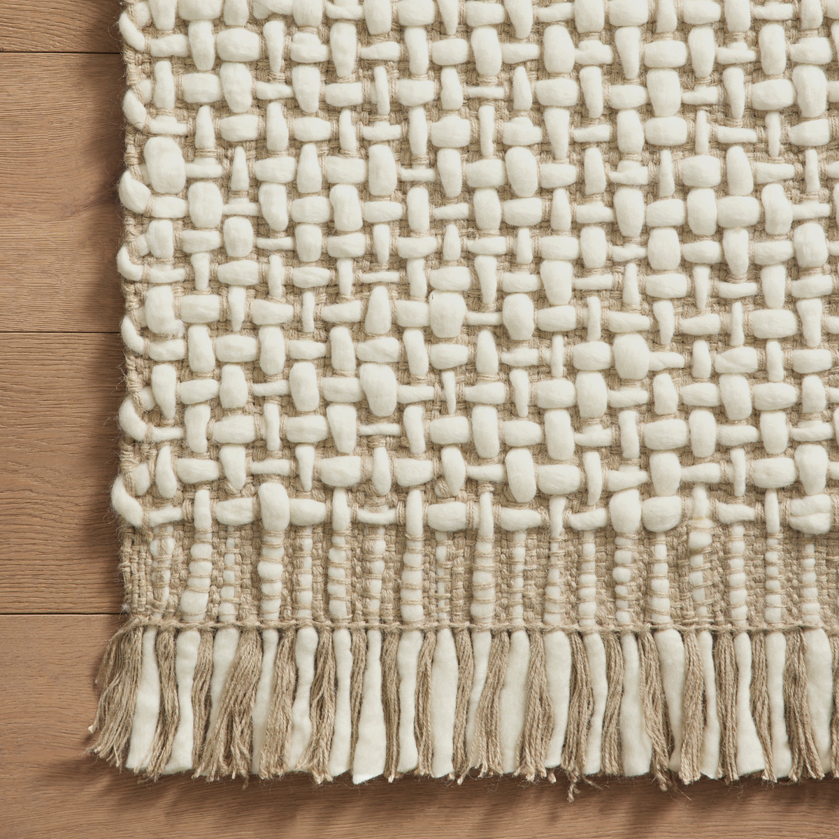 Amber Lewis x Loloi Yellowstone Natural/ Ivory Wool Rug