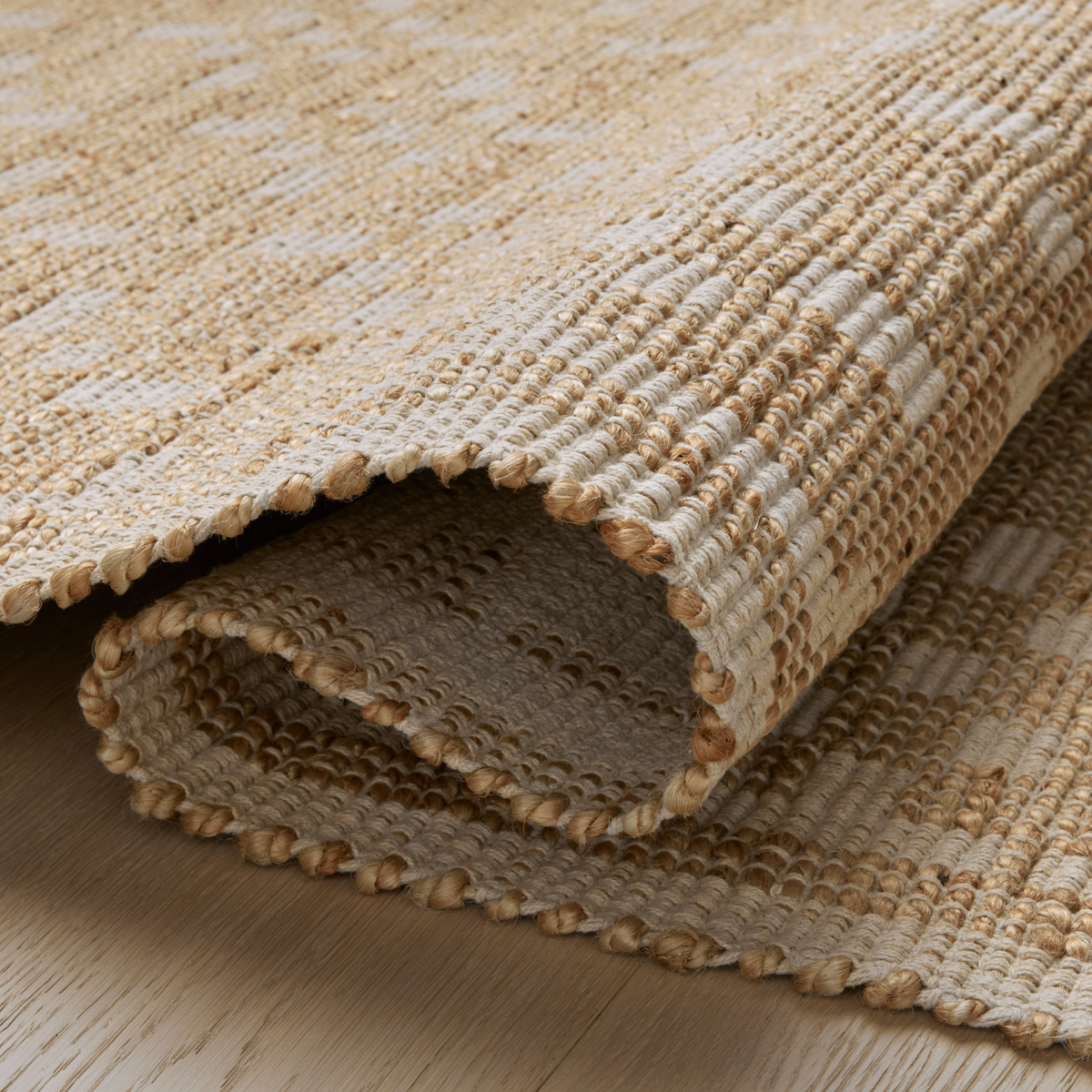 Chris Loves Julia x Loloi Judy Natural/ Ivory Jute Rug
