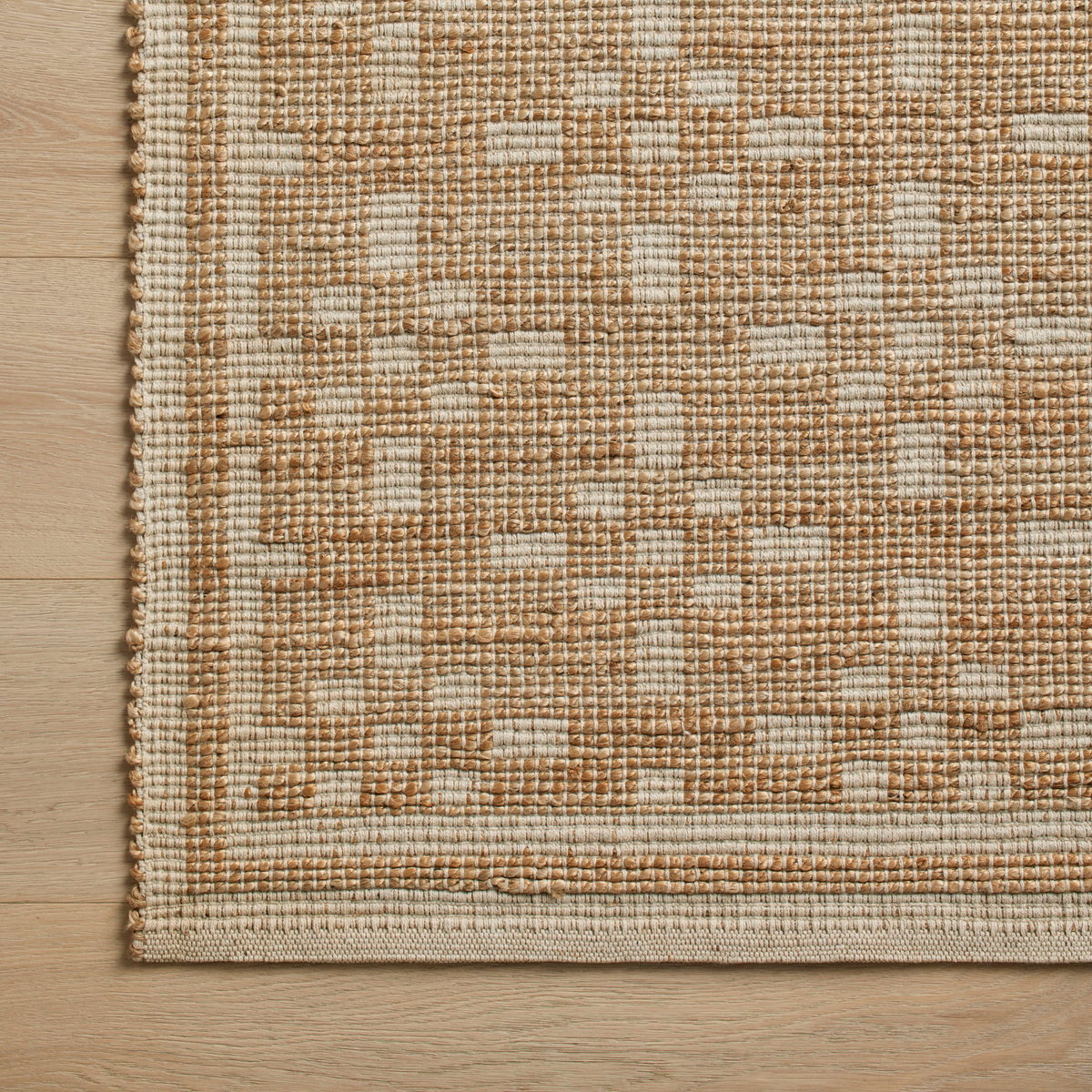 Chris Loves Julia x Loloi Judy Natural/ Ivory Jute Rug