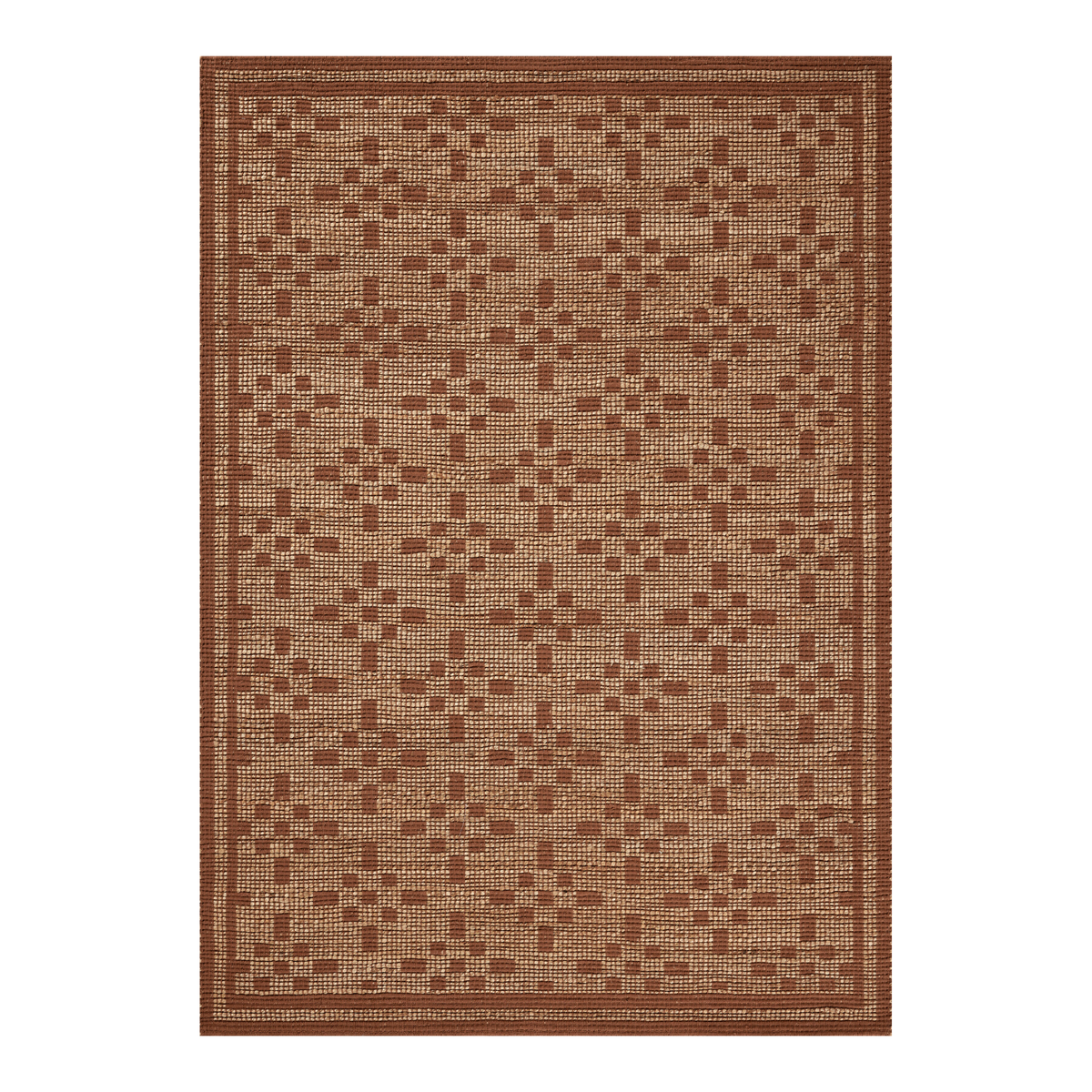 Chris Loves Julia x Loloi Judy Natural/ Spice Jute Rug