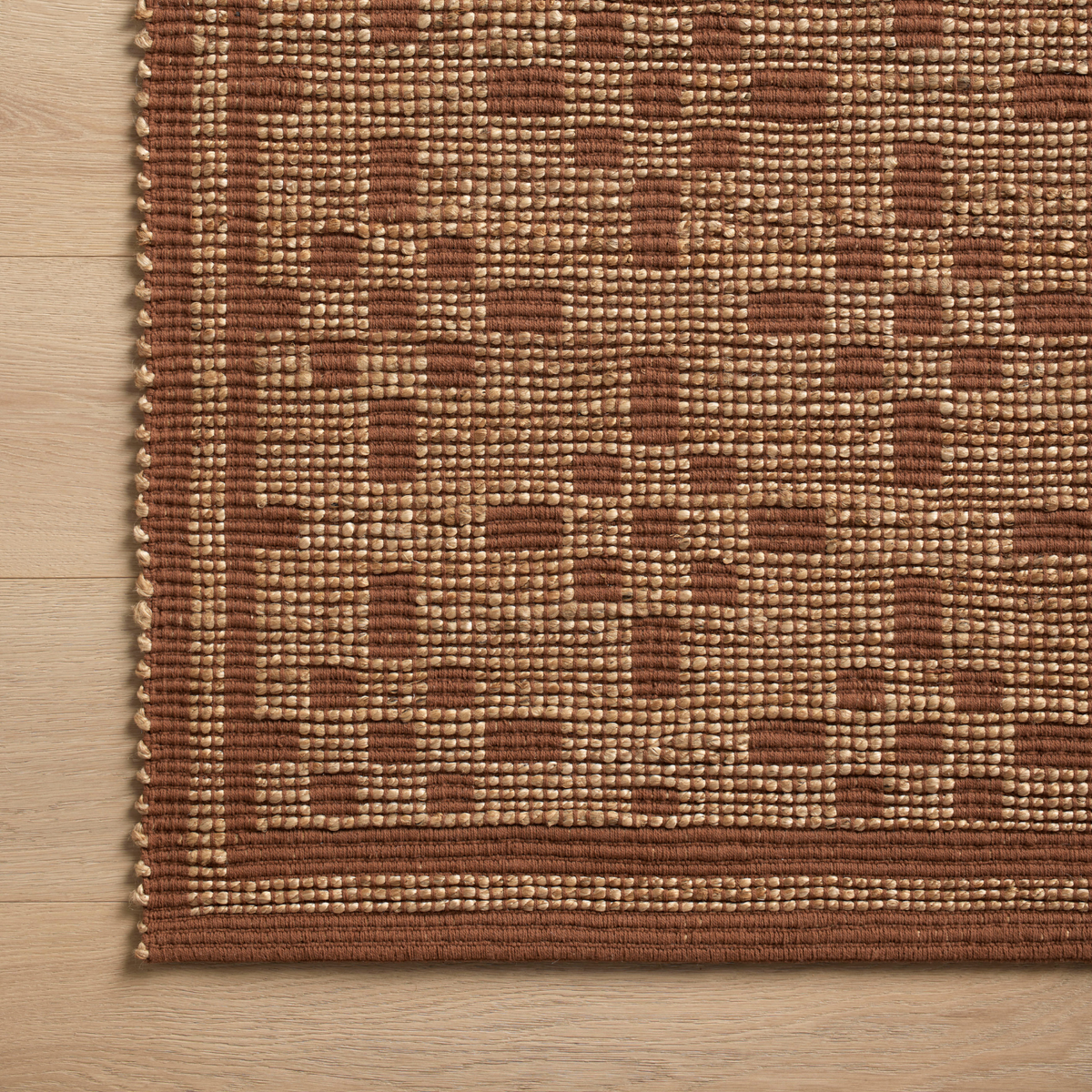 Chris Loves Julia x Loloi Judy Natural/ Spice Jute Rug