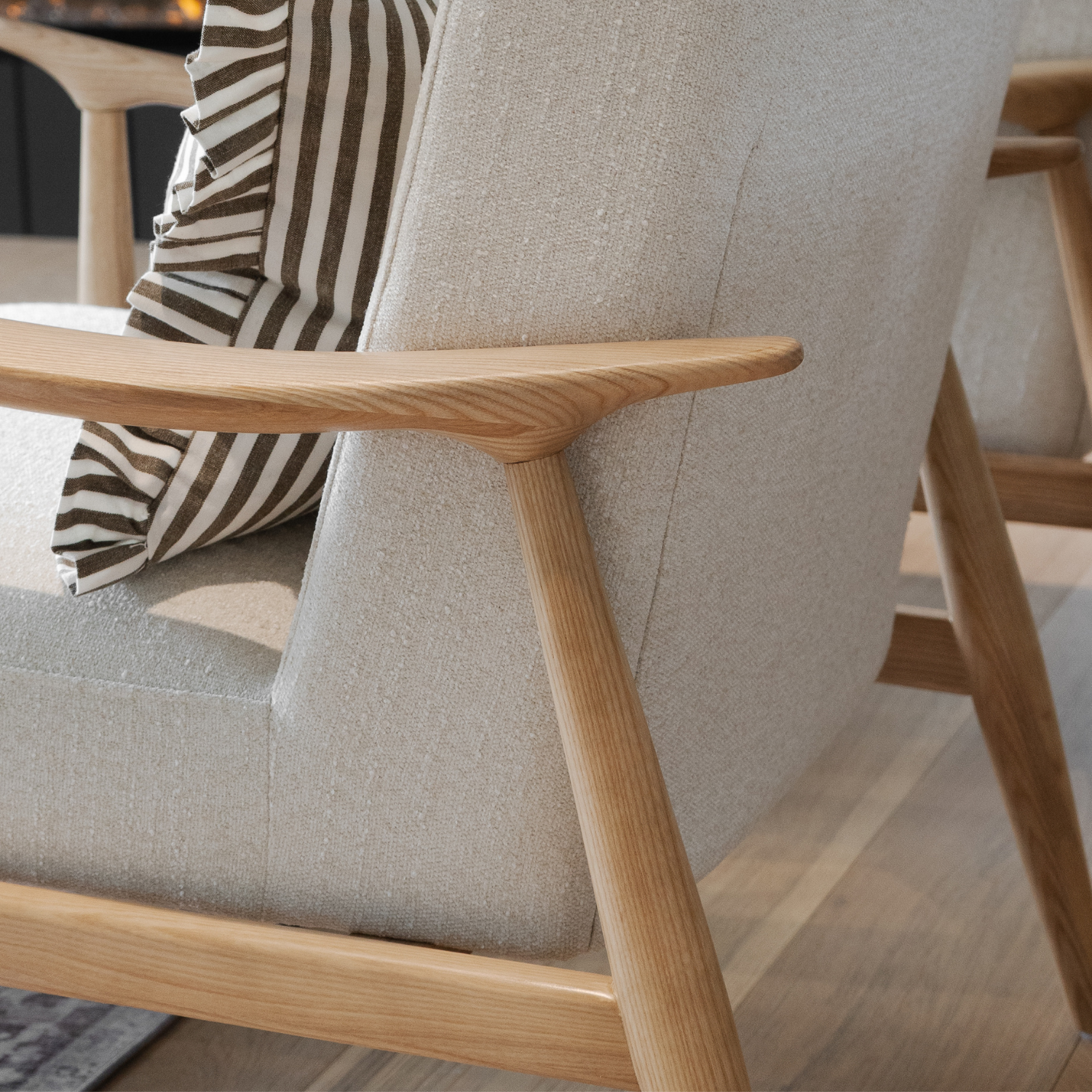 Nevis Lounge Chair - Mellow Ivory