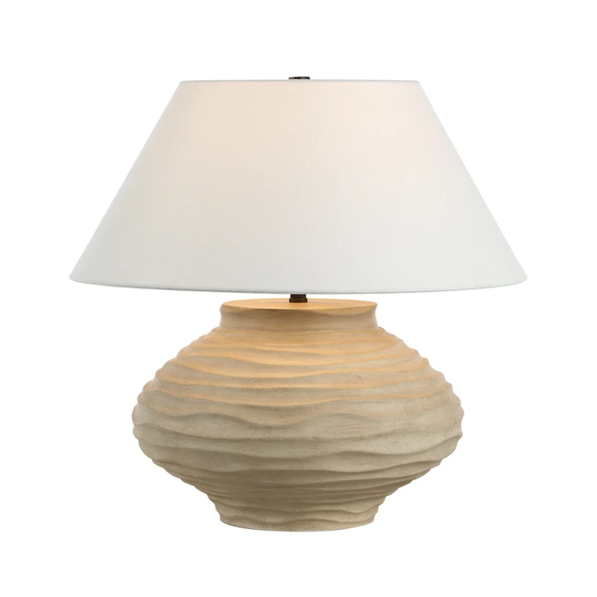 Orbis Resin Table Lamp - Beige