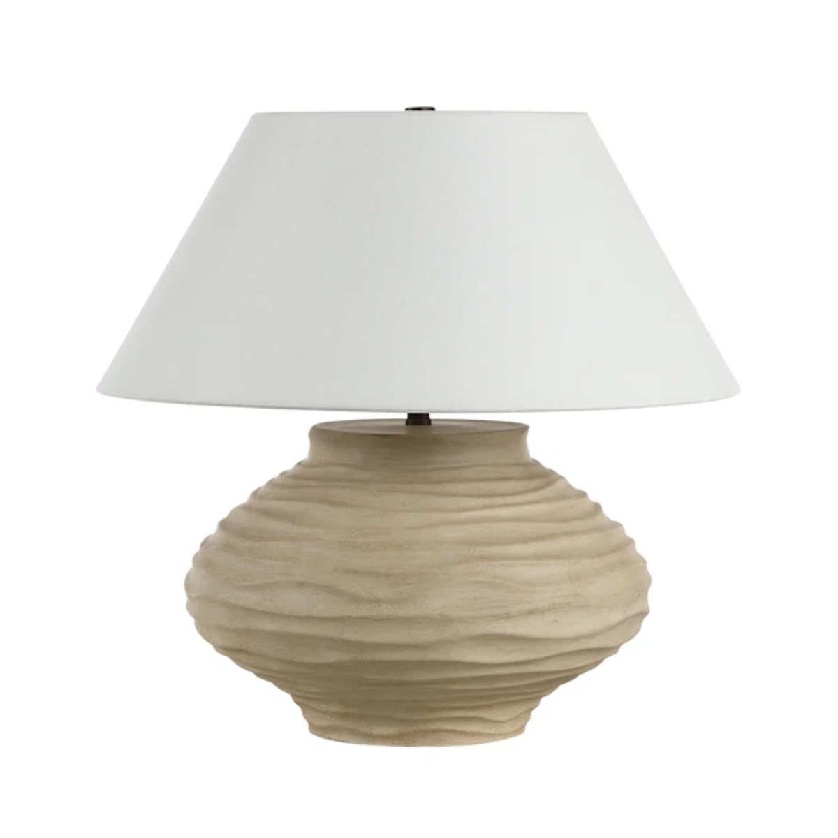 Orbis Resin Table Lamp - Beige