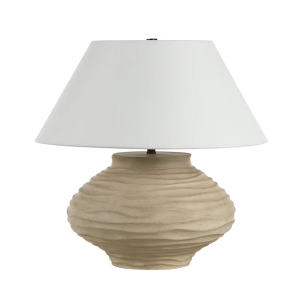 Orbis Resin Table Lamp - Beige