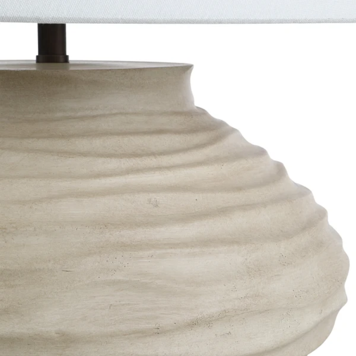Orbis Resin Table Lamp - Beige