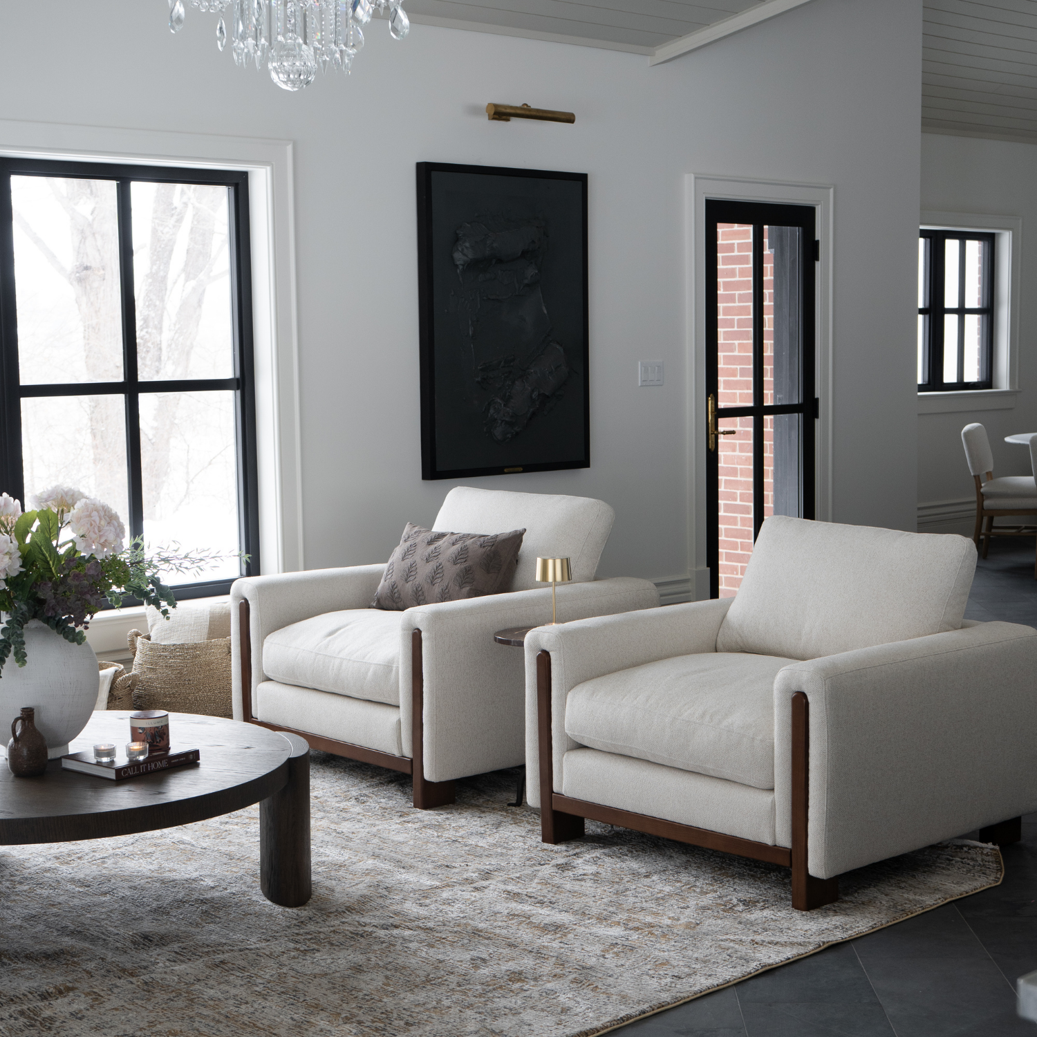 Ottawa Lounge Chair - Linen Weave