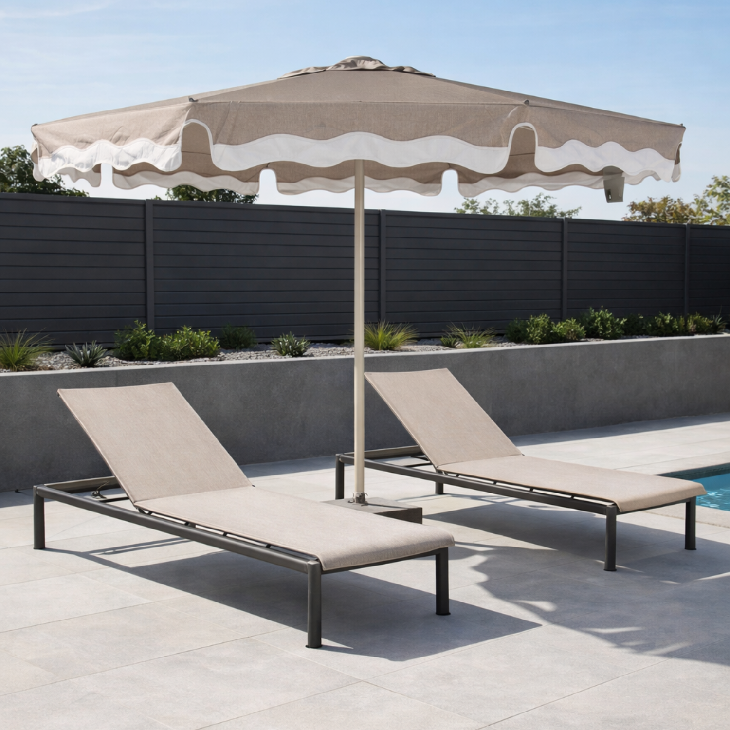 Oxford Chaise Lounge- Barley Beige