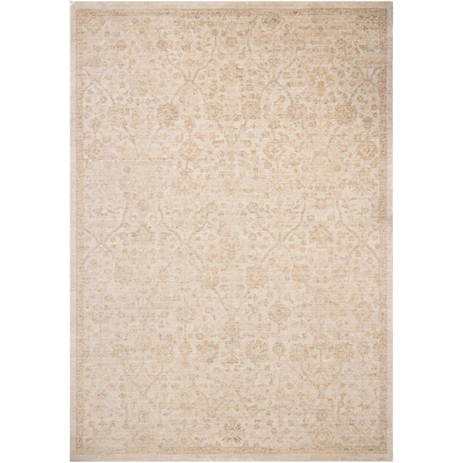 Chris Loves Julia x Loloi Palma Ivory/Sand Rug