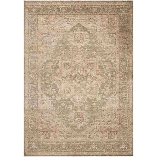 Chris Loves Julia x Loloi Palma Olive/Spice Rug