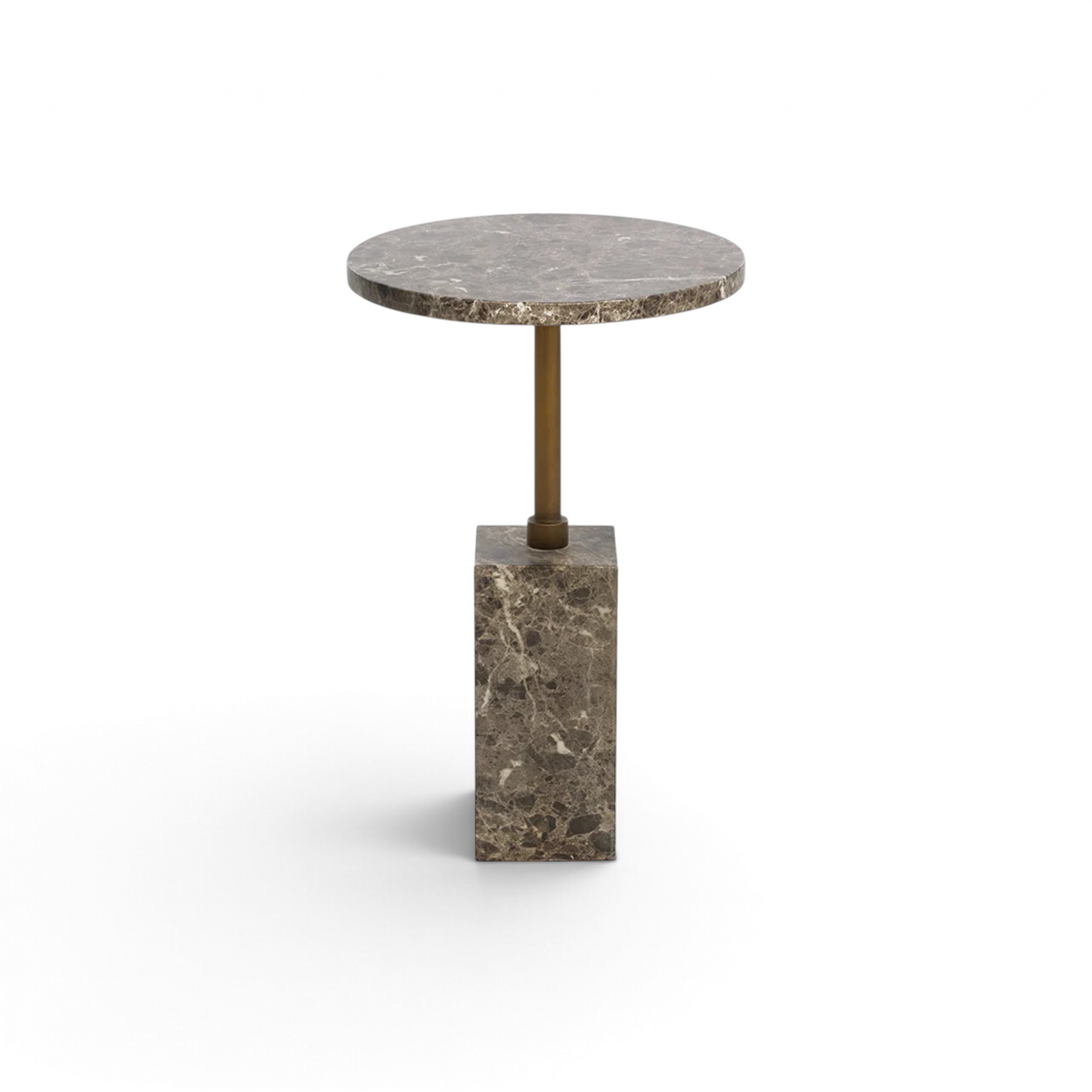 Palazzo Concrete Side Table - Brown