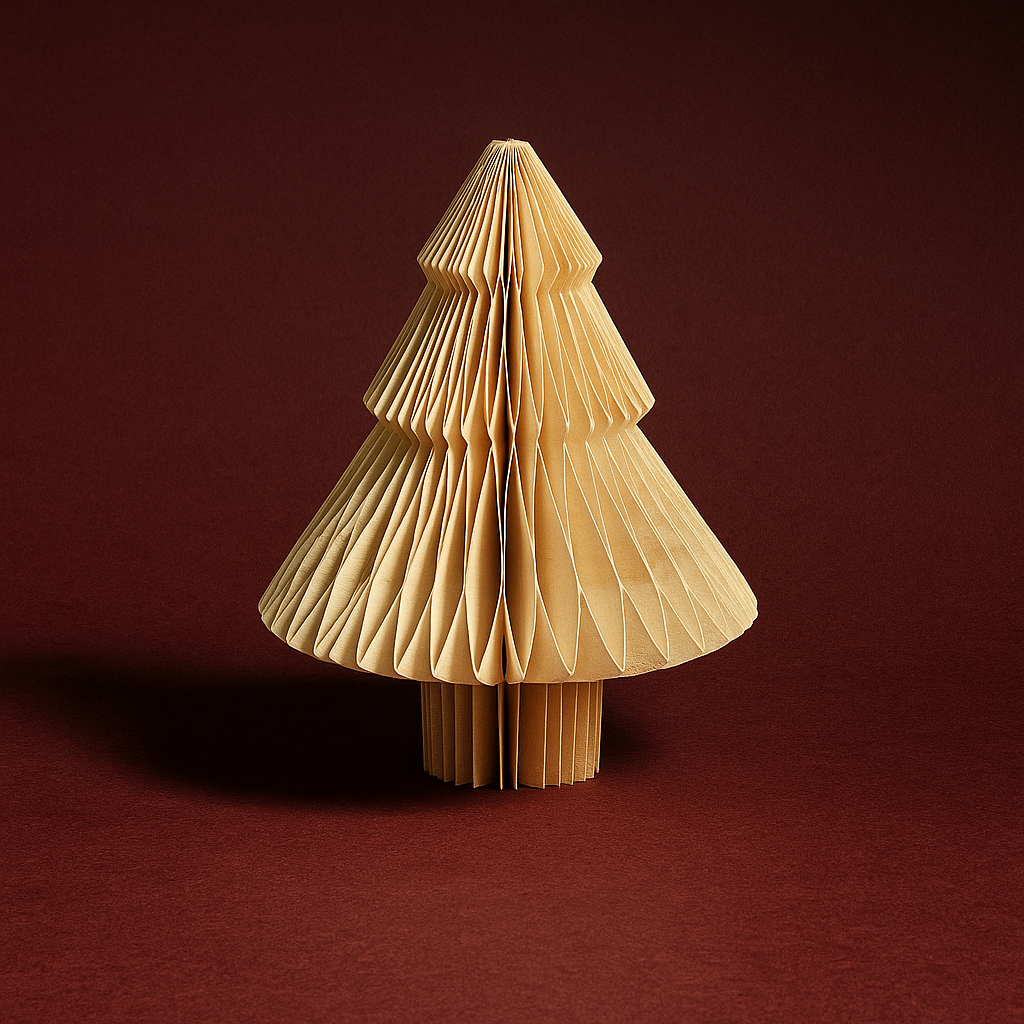 Festive Ivory Paper Tree