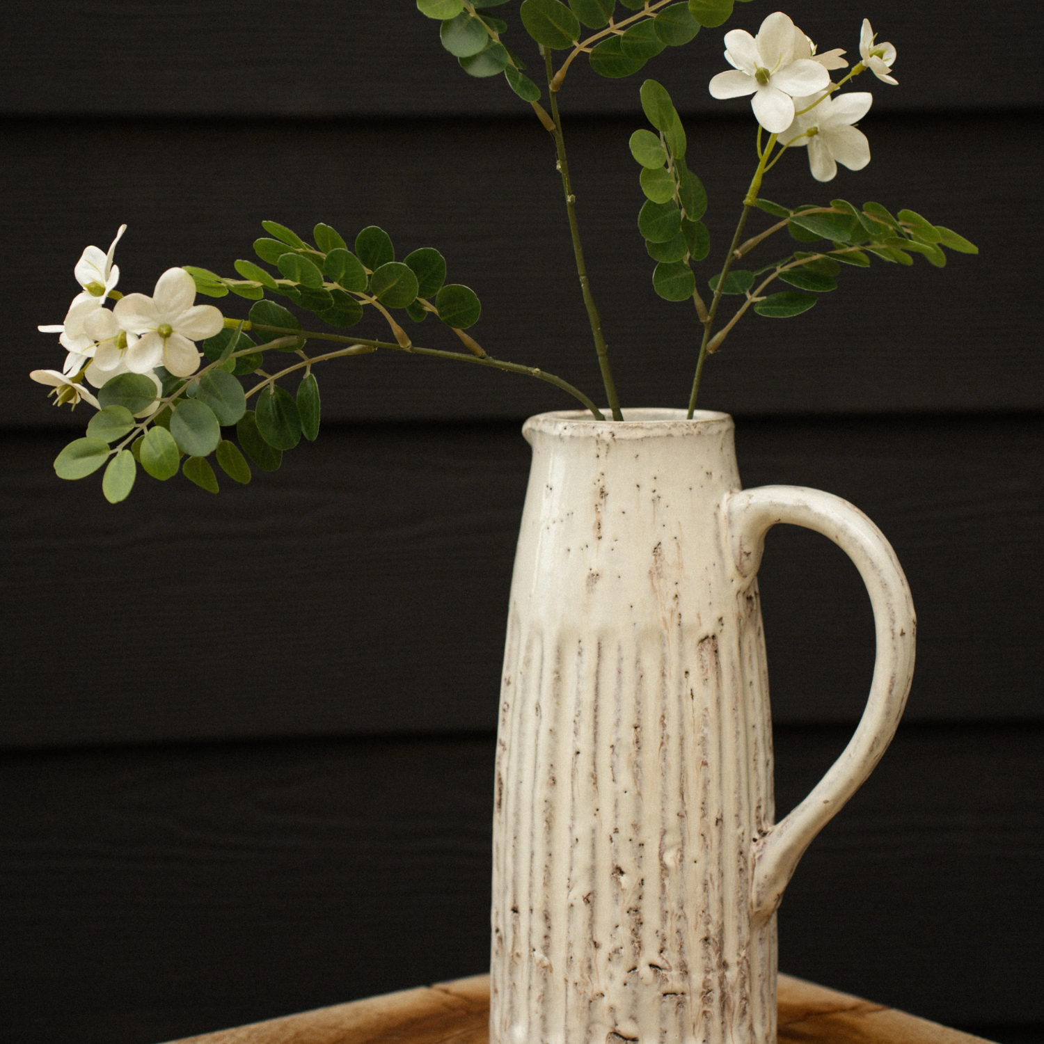 Distressed Ridges Vase