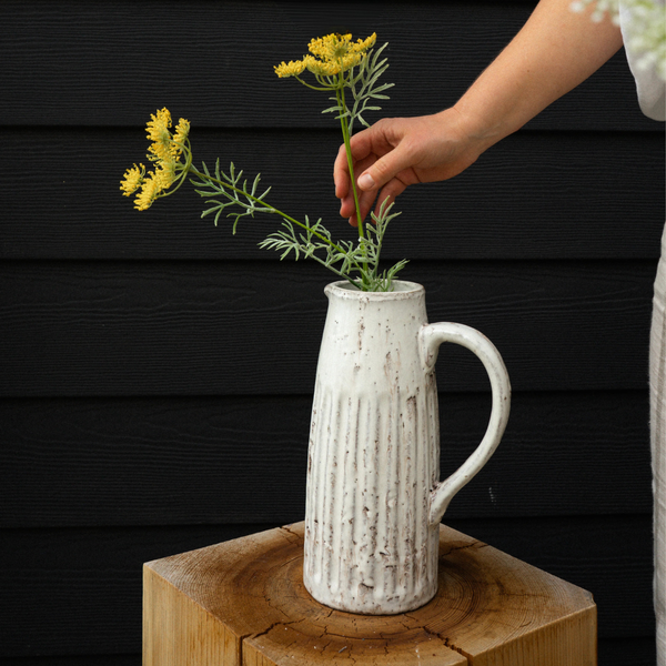 Distressed Ridges Vase