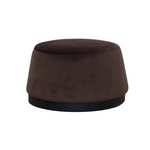 Pop Velvet Round Ottoman