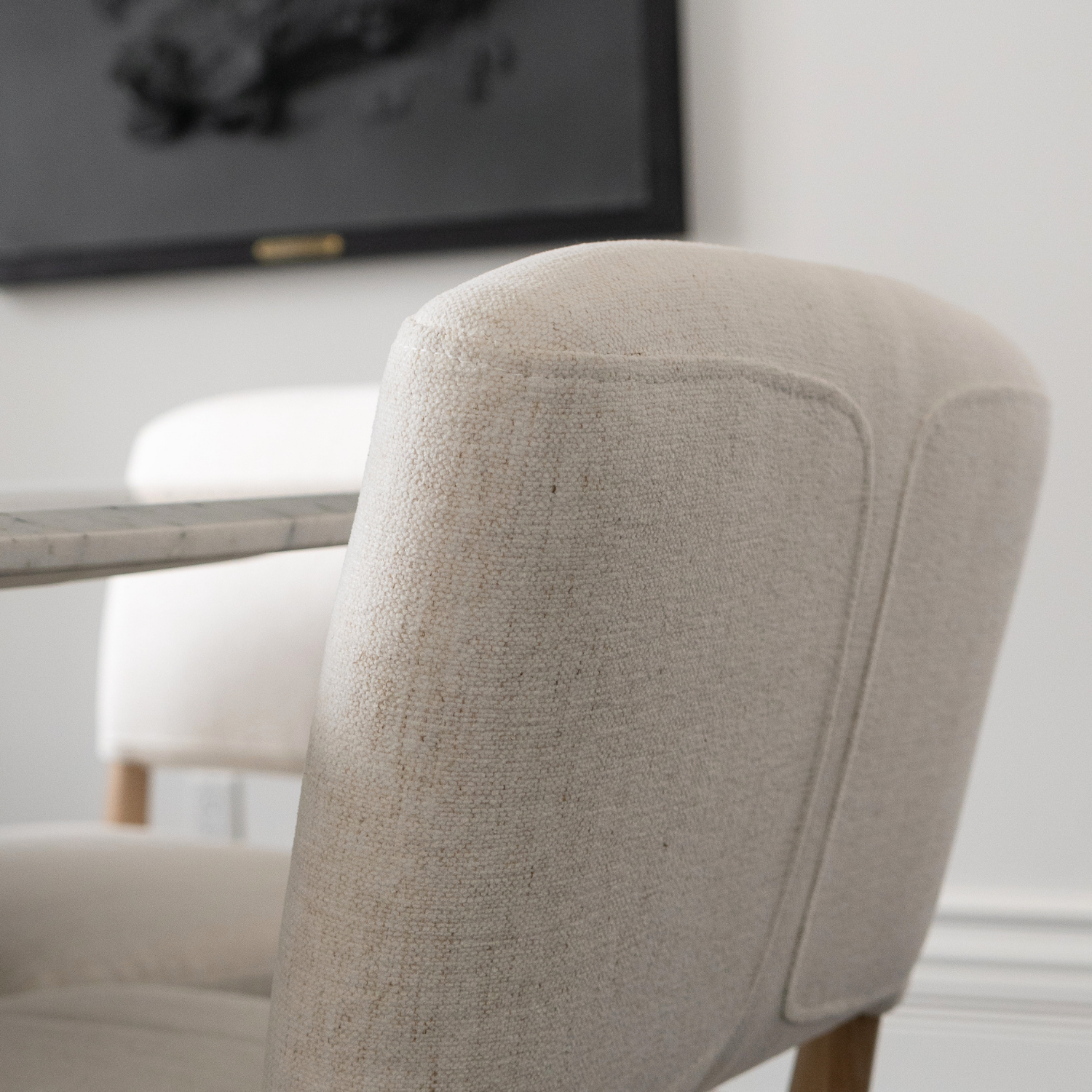 Porter Dining Chair - Crypton® Nomad Snow
