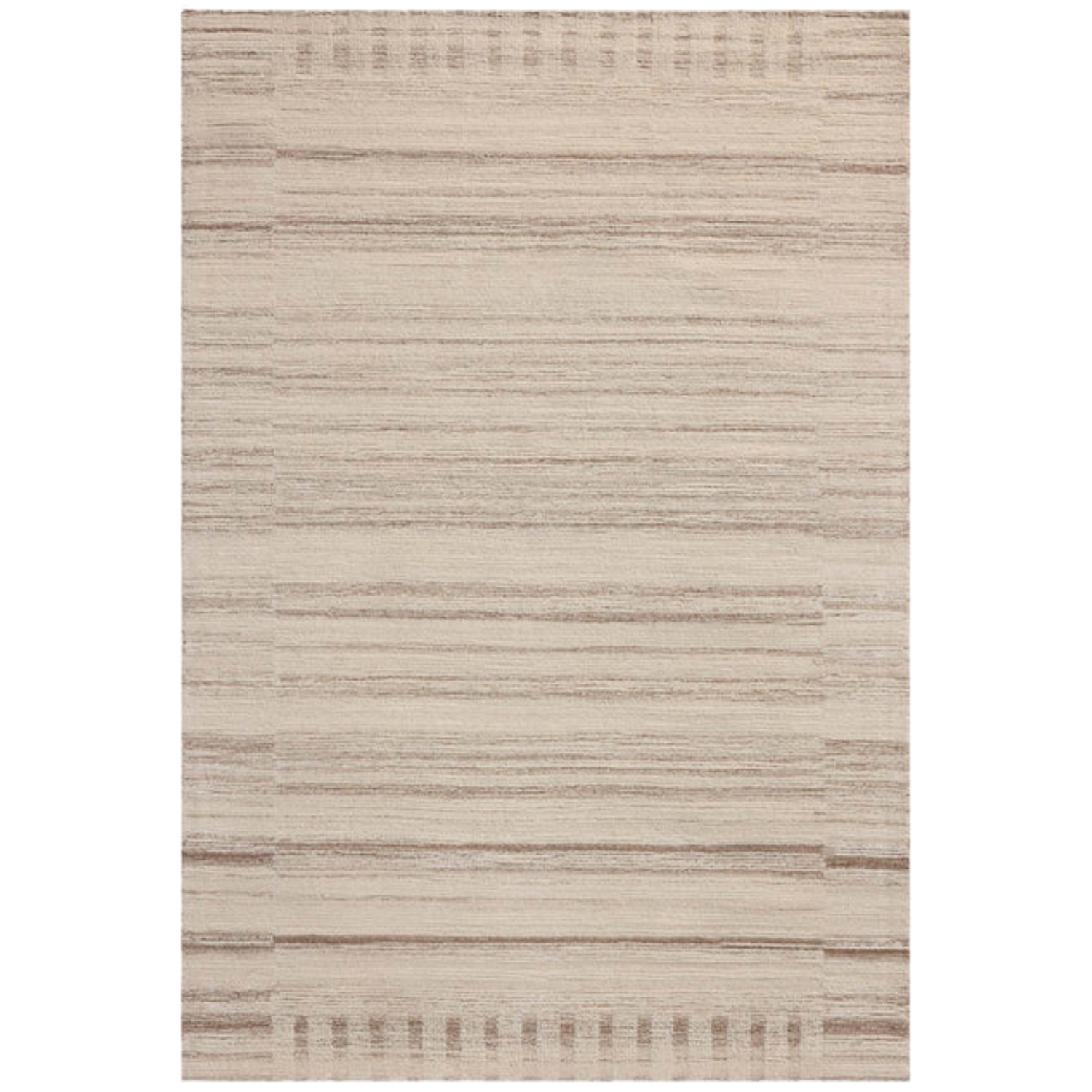 Magnolia Home x Loloi Rae Natural/Oatmeal Wool Rug