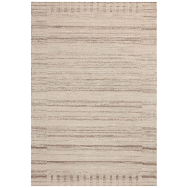 Magnolia Home x Loloi Rae Natural/Oatmeal Wool Rug