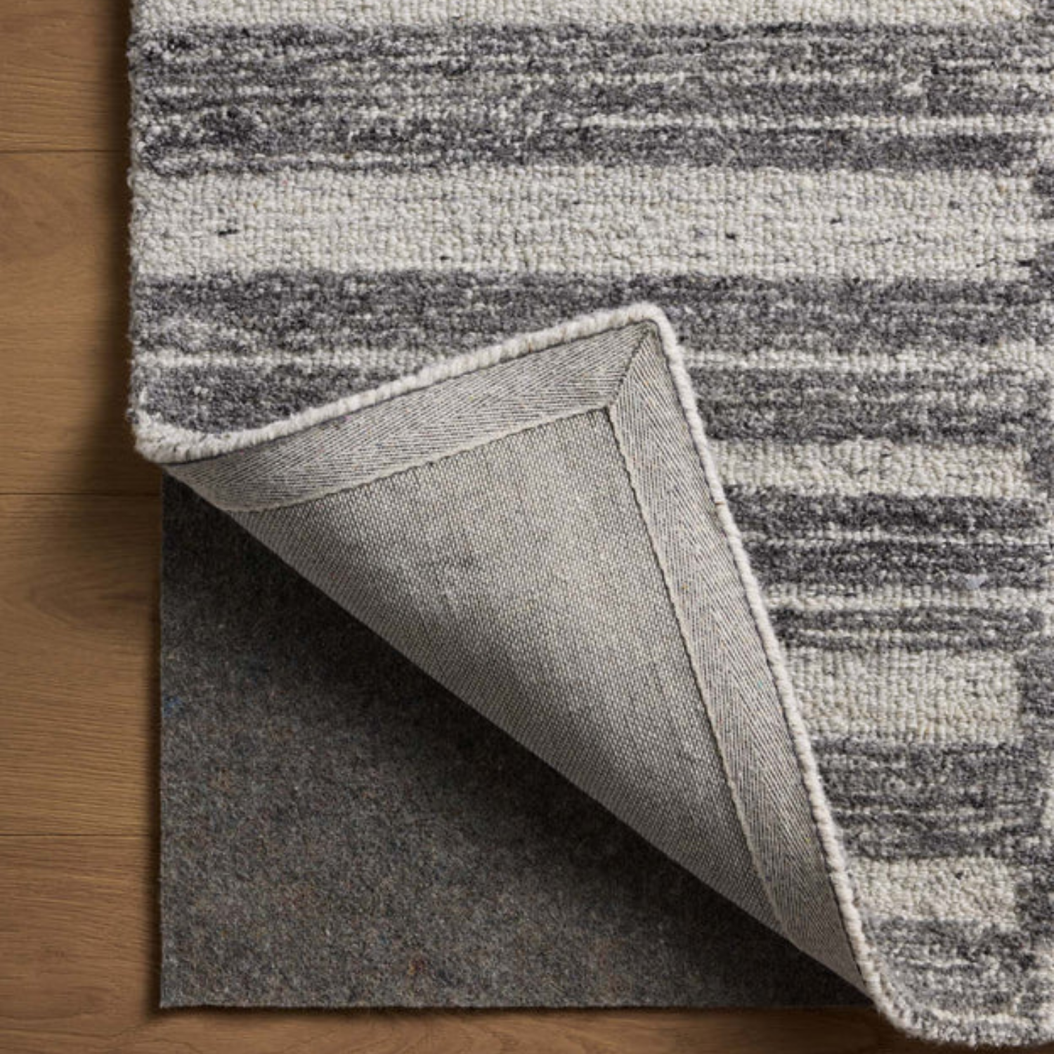 Magnolia Home x Loloi Rae Charcoal/Mist Wool Rug