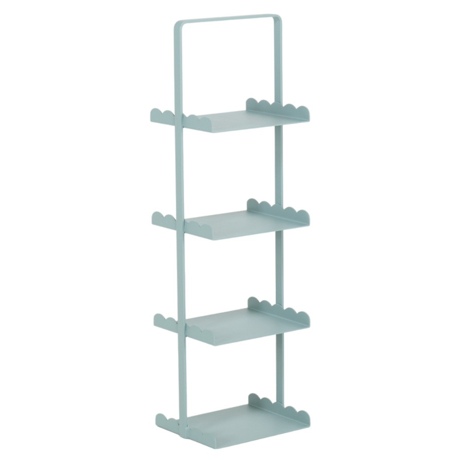 Scalloped Edge 4 Tier Shelf