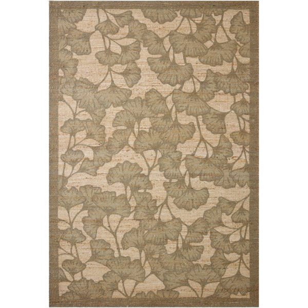 Chris Loves Julia x Loloi Rue Olive/Sage Jute Rug