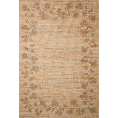 Chris Loves Julia x Loloi Rue Natural/Multi Jute Rug