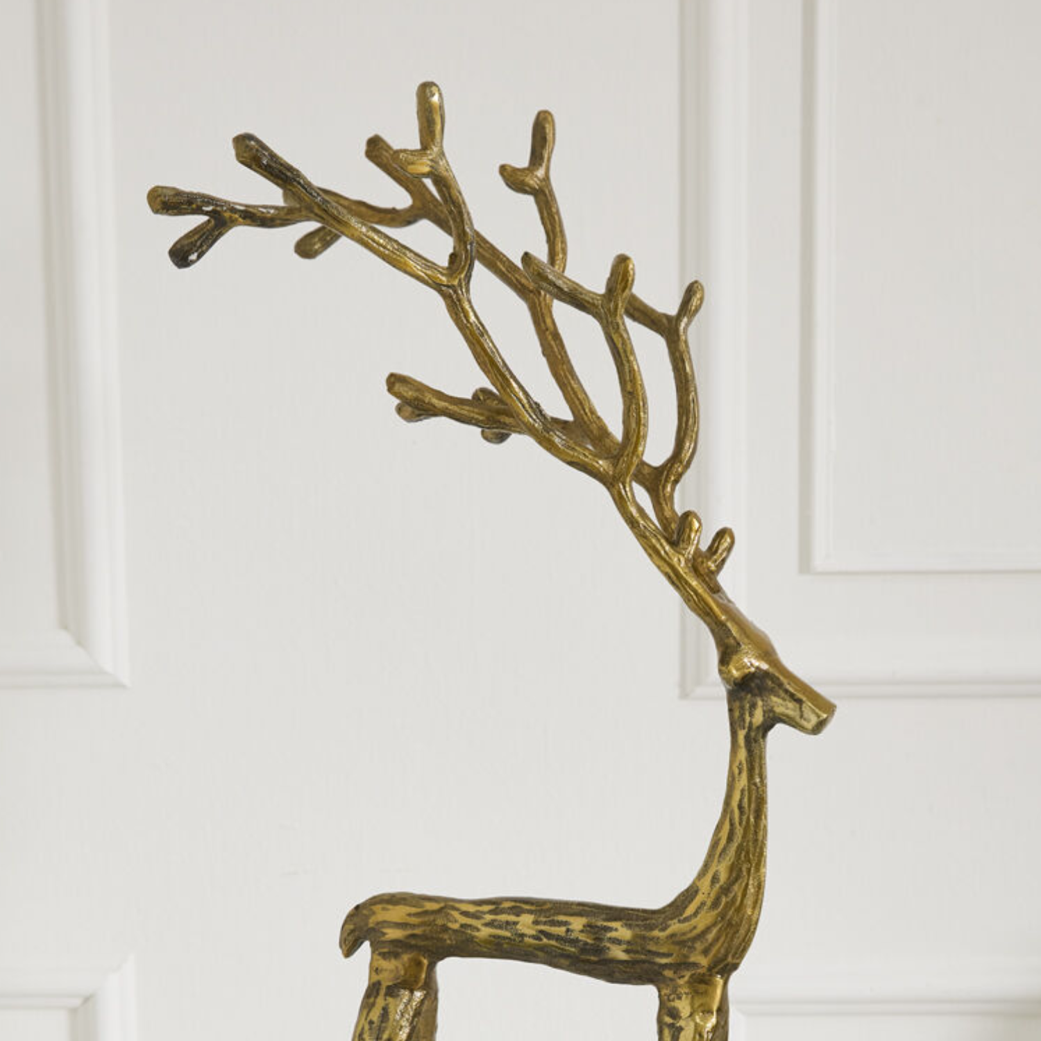 Regal Antique Gold Reindeer