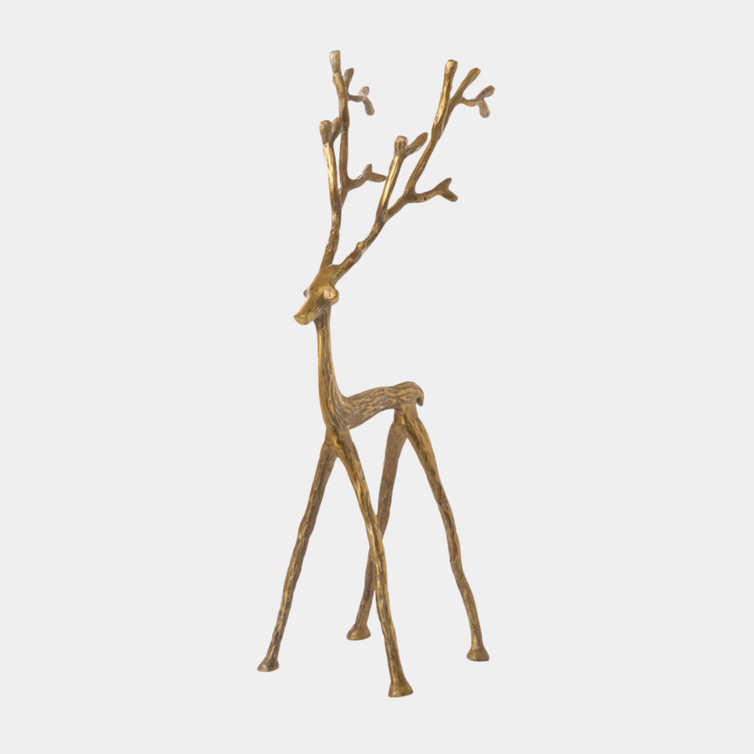 Regal Antique Gold Reindeer