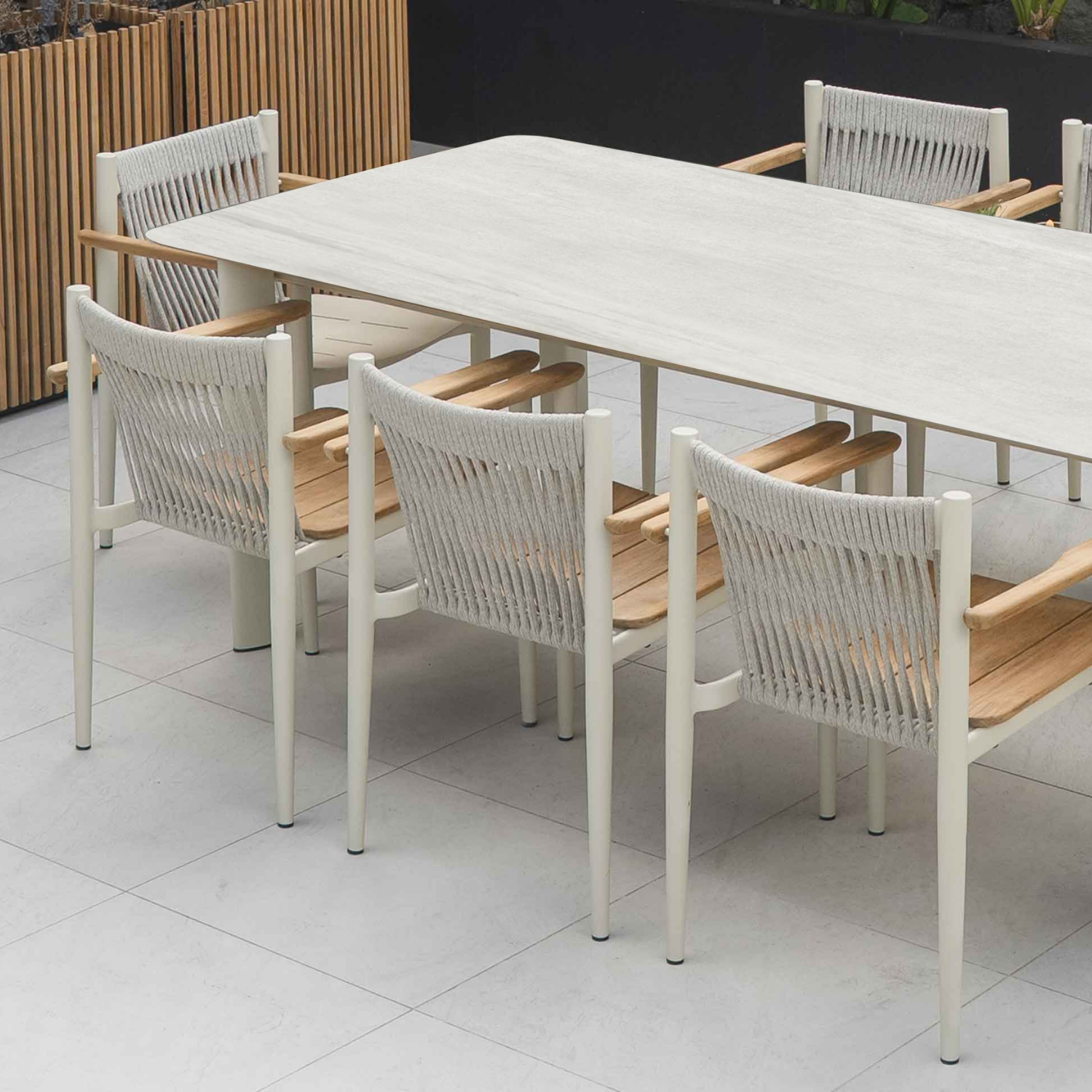 Riska Ceramic 94" Dining Table