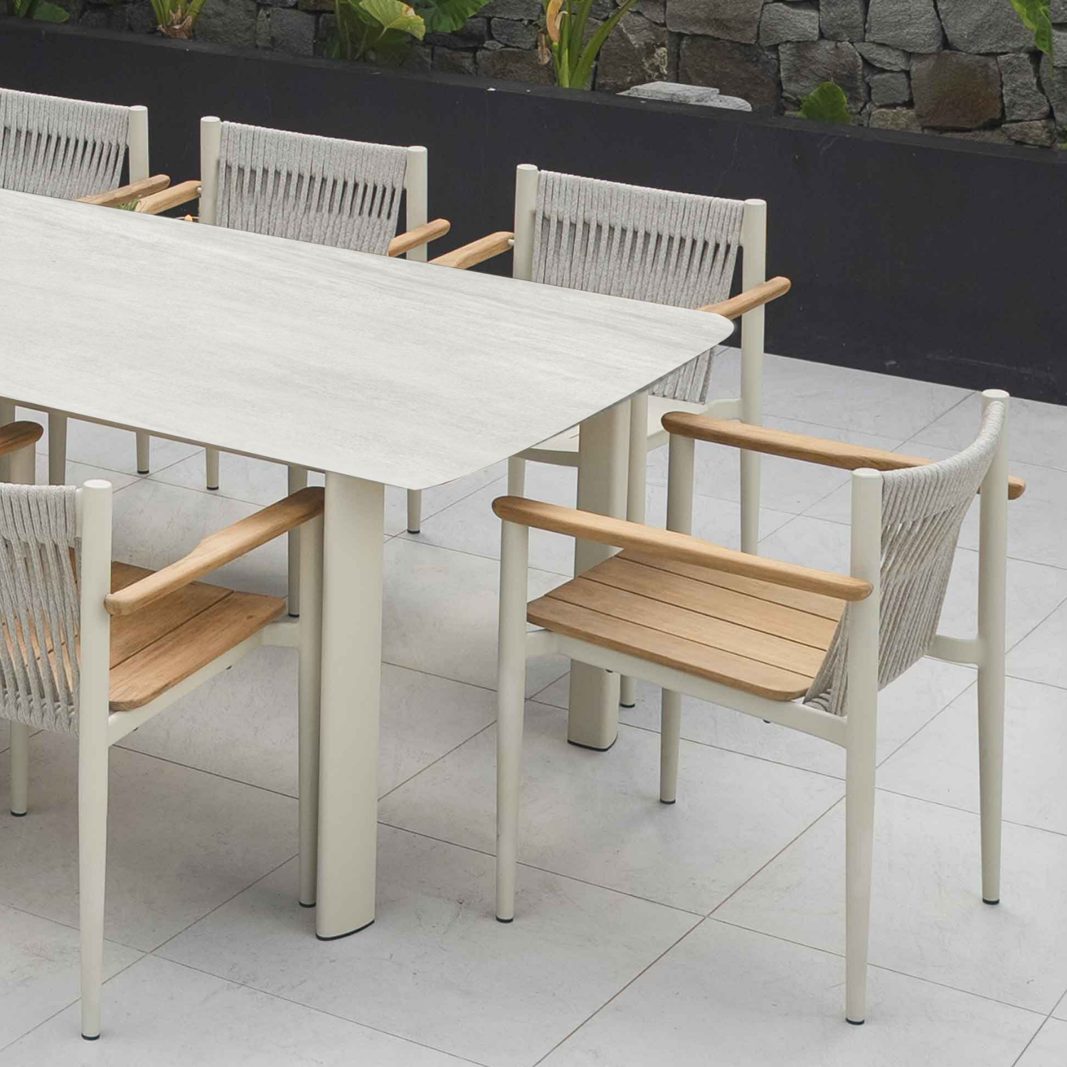 Riska Ceramic 94" Dining Table