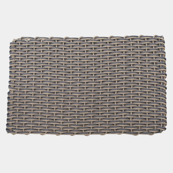 Rope Weave Performance Doormat - Taupe/Slate