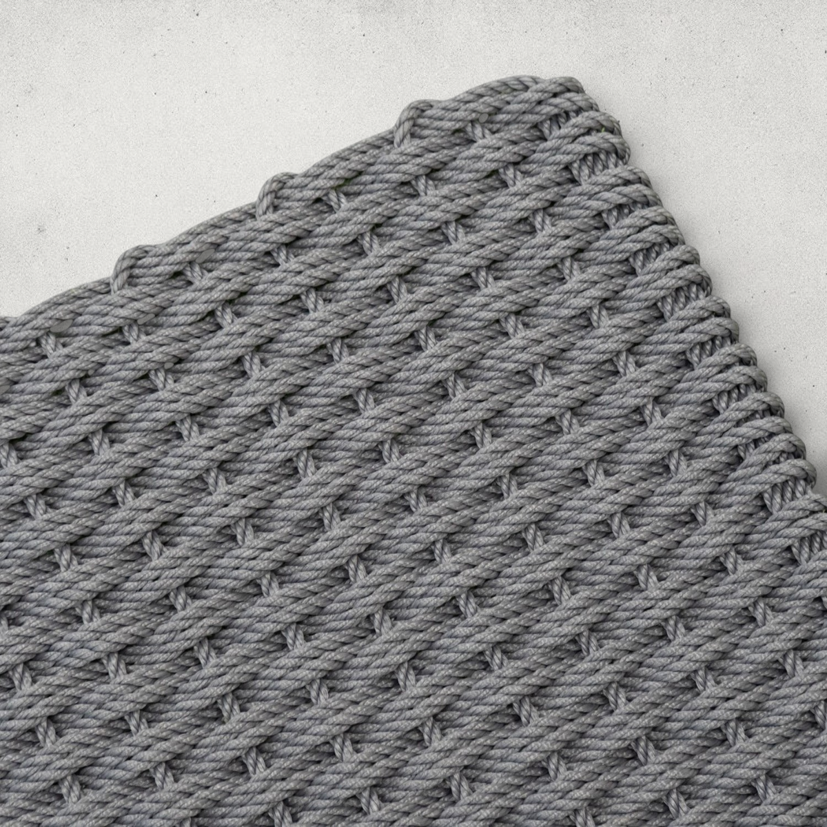 Rope Weave Performance Doormat - Slate Grey