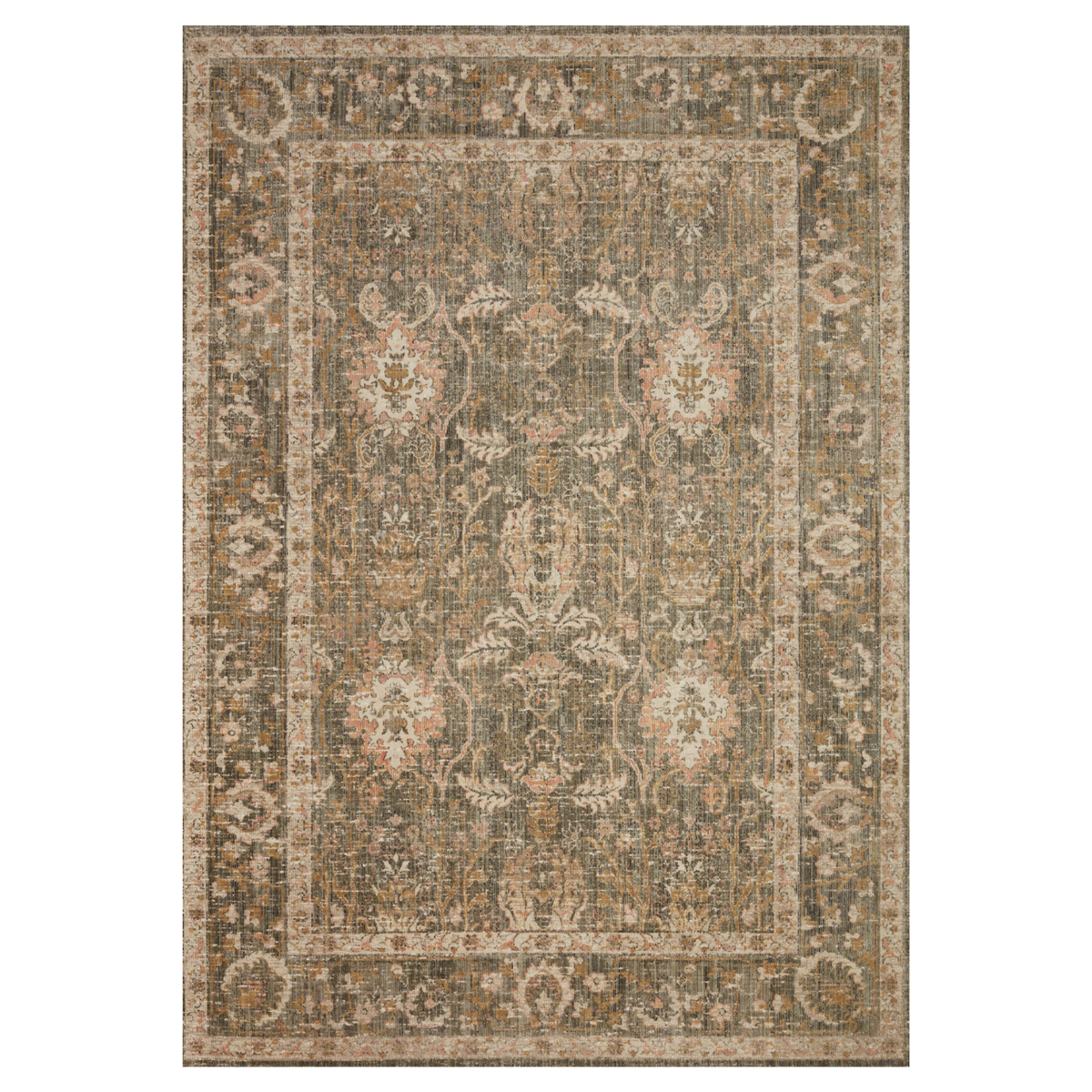 Chris Loves Julia x Loloi Rosemarie Sage/ Blush Rug