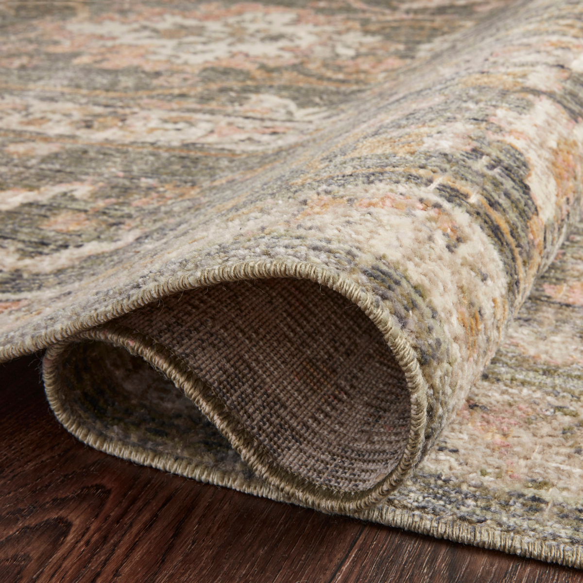 Chris Loves Julia x Loloi Rosemarie Sage/ Blush Rug