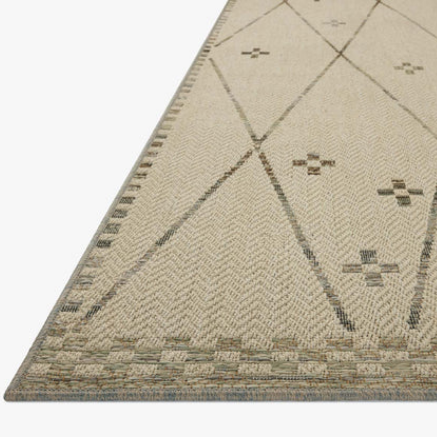 Loloi Saylor Ivory/Pebble Outdoor Rug