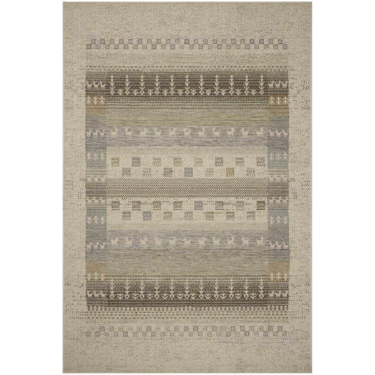 Loloi Saylor Ivory/Earth Outdoor Rug